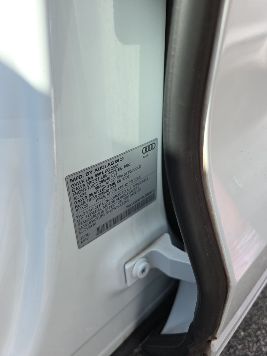 2020 Audi SQ8 Premium Plus AWD