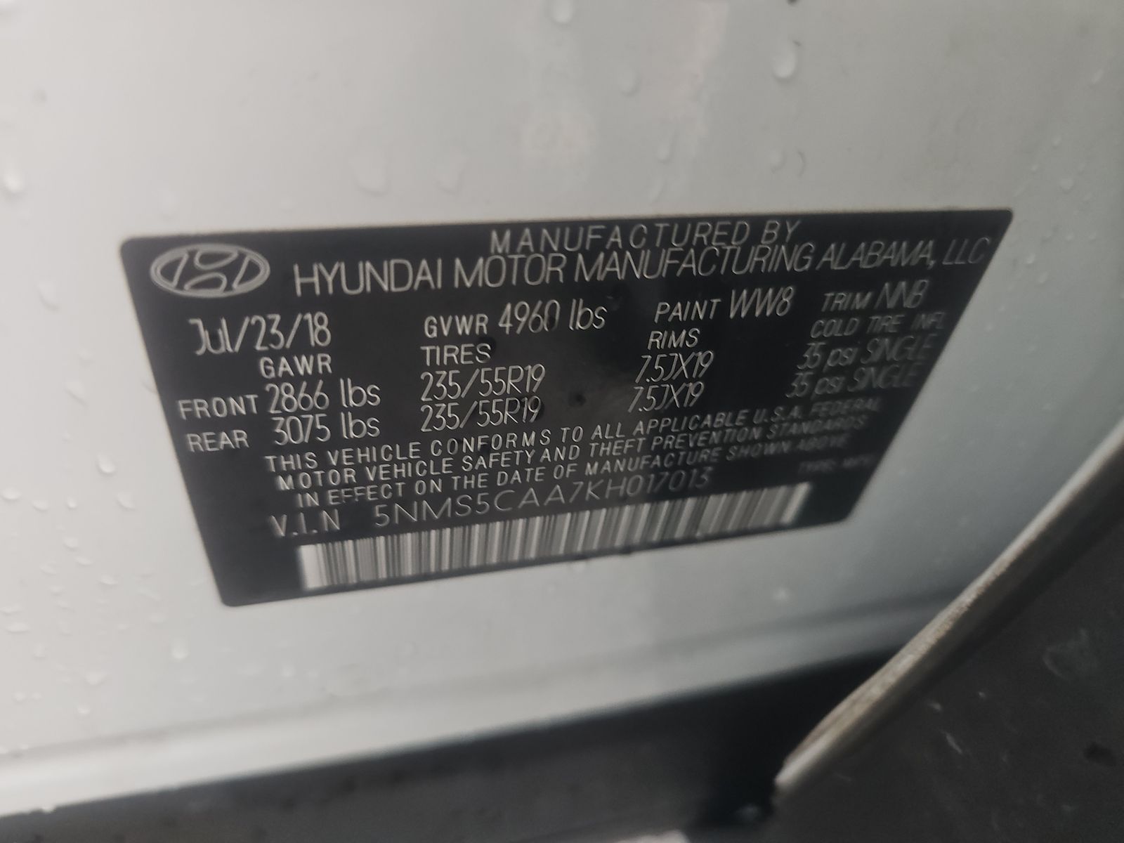 2019 Hyundai Santa Fe Ultimate AWD