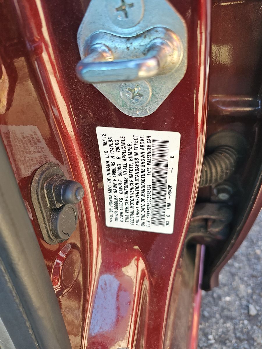 2012 Honda Civic LX FWD