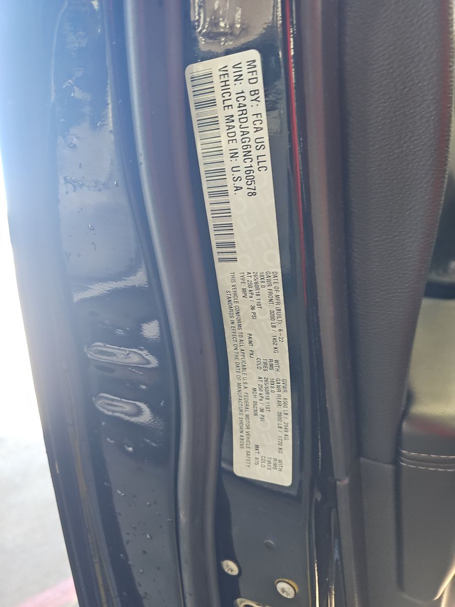 2022 Dodge Durango SXT AWD