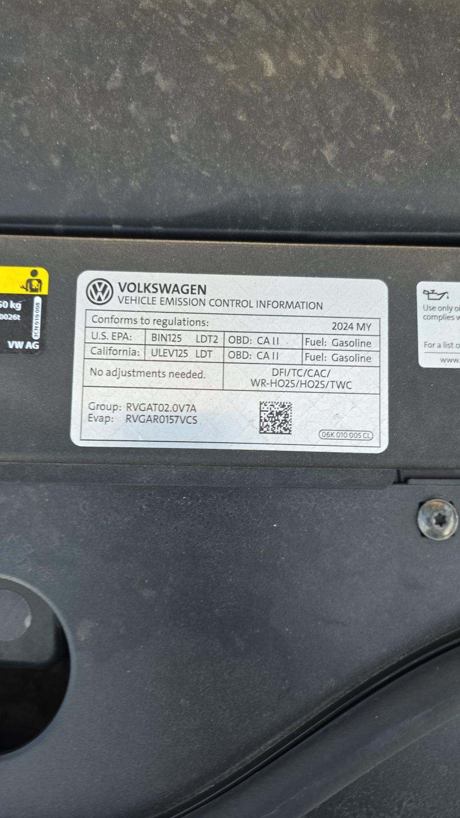 2024 Volkswagen Atlas 2.0T SE FWD