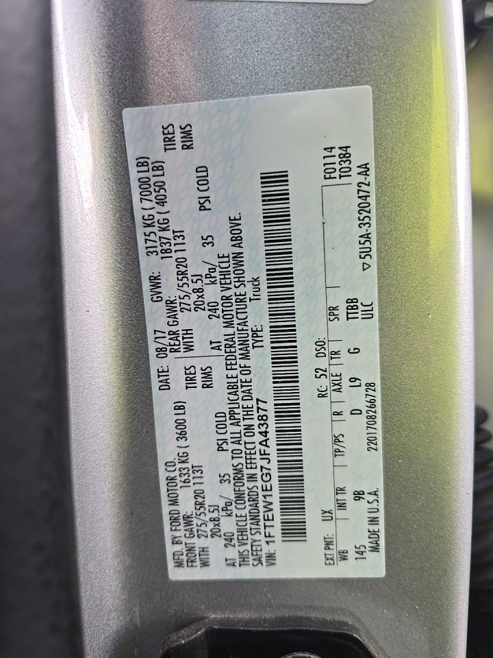 2018 Ford F-150 Platinum AWD