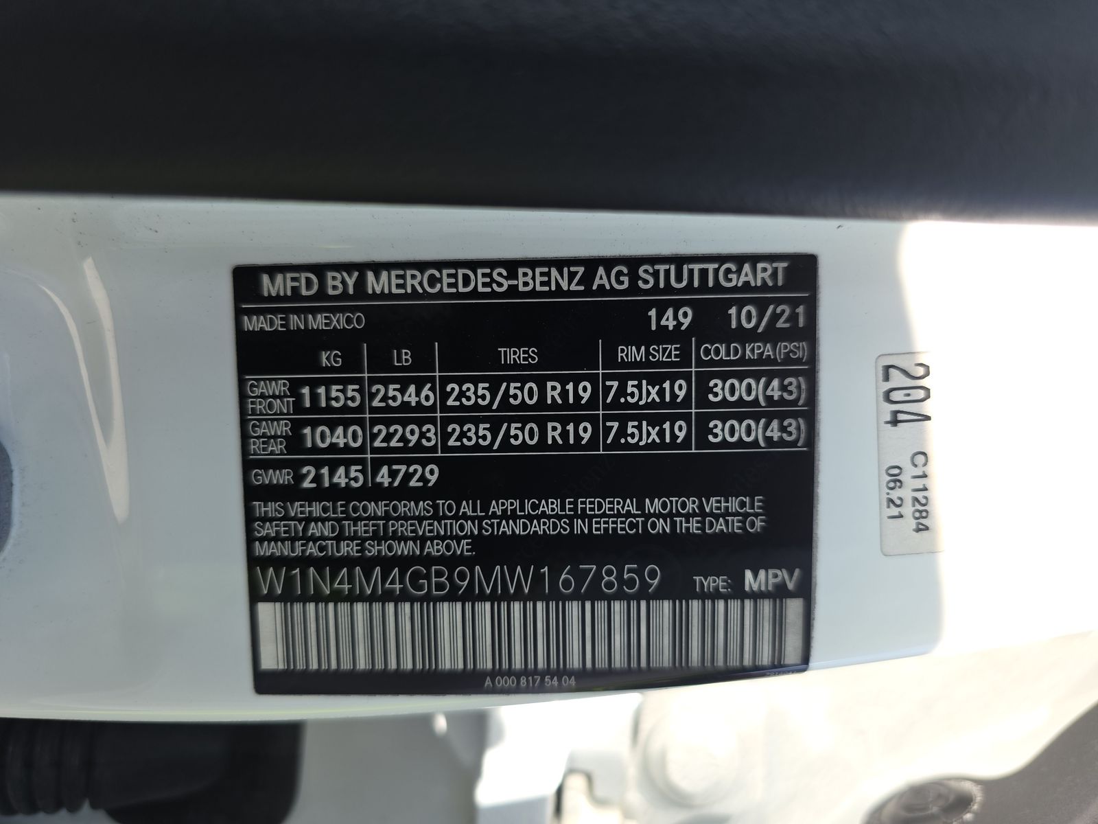 2021 Mercedes-Benz GLB GLB 250 FWD