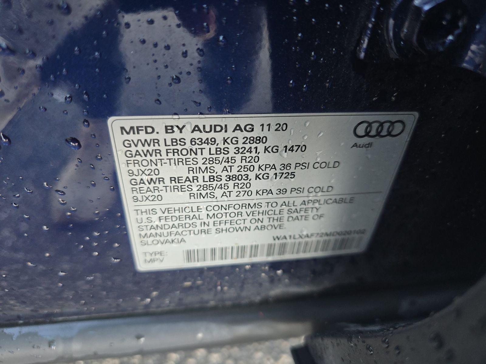 2021 Audi Q7 3.0T Premium Plus AWD