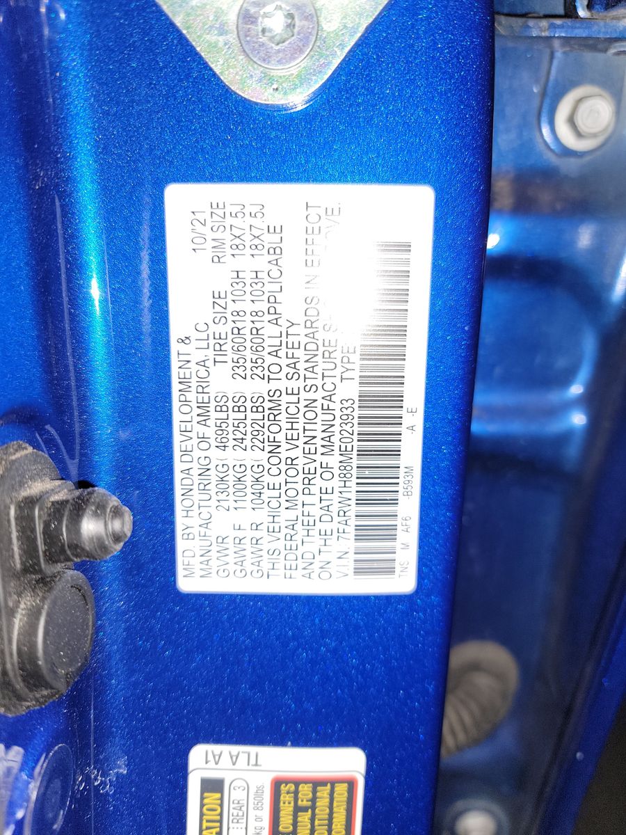 2021 Honda CR-V EX-L FWD