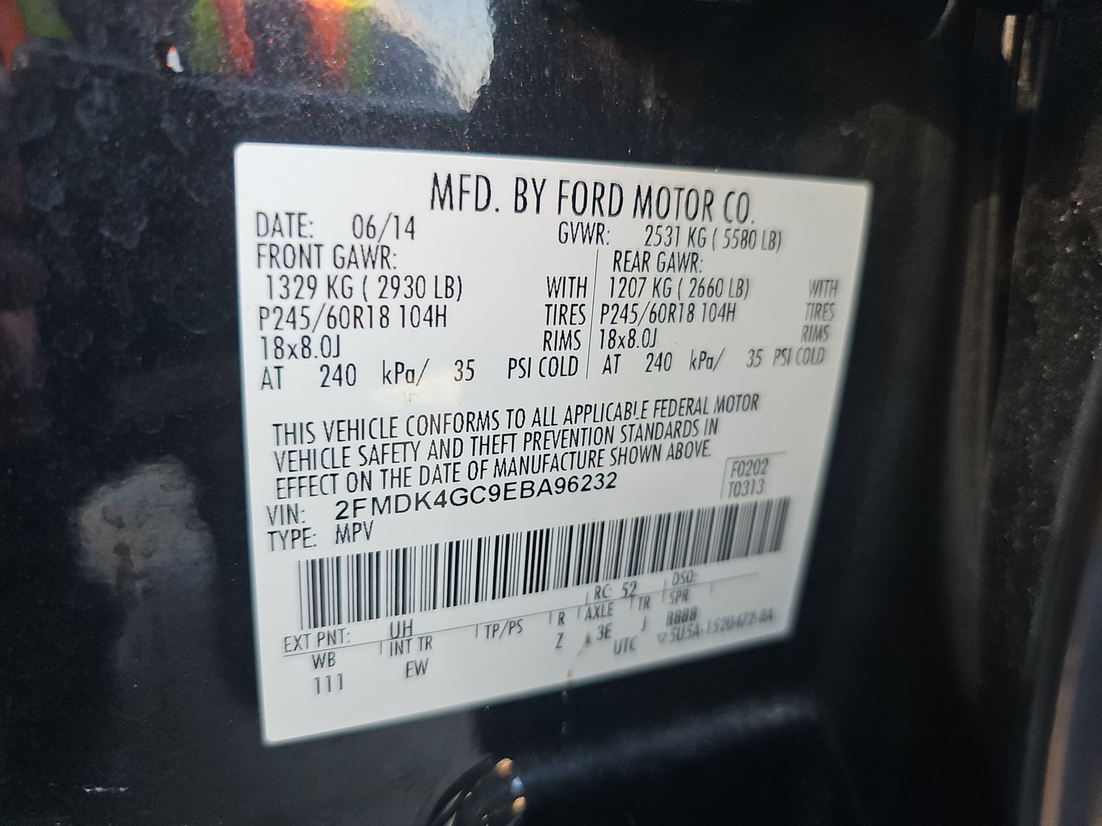 2014 Ford Edge SE AWD