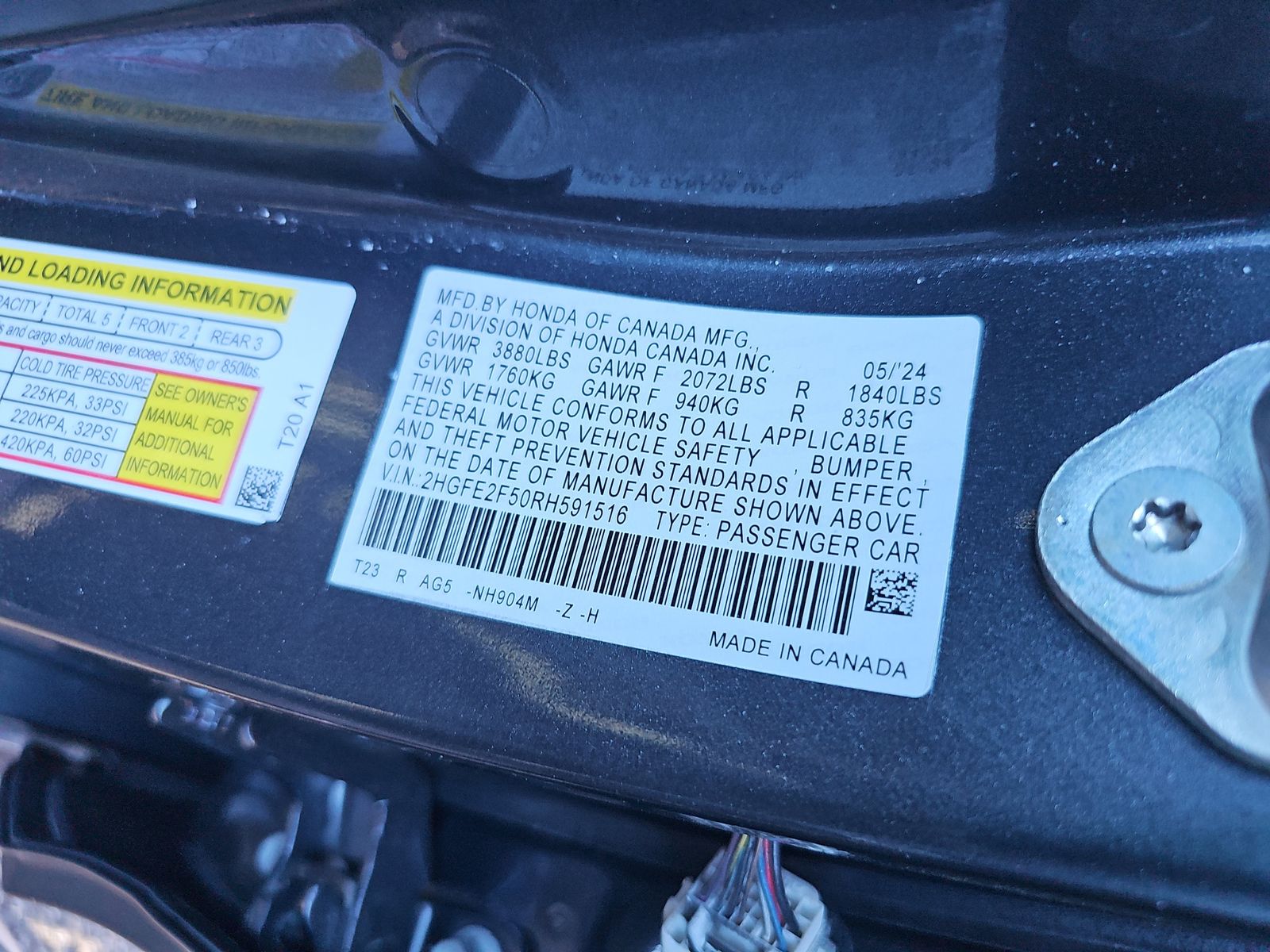 2024 Honda Civic Sport FWD