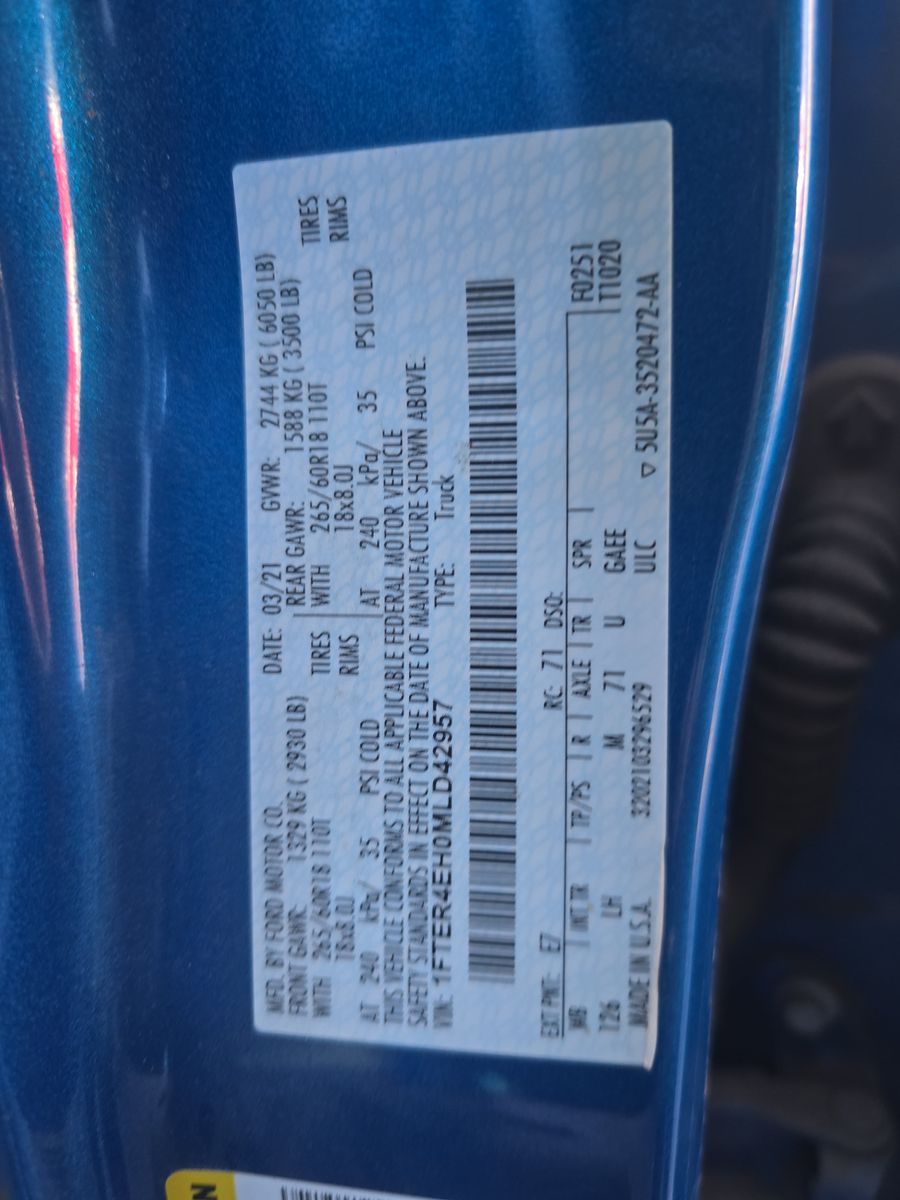 2021 Ford Ranger XL FWD