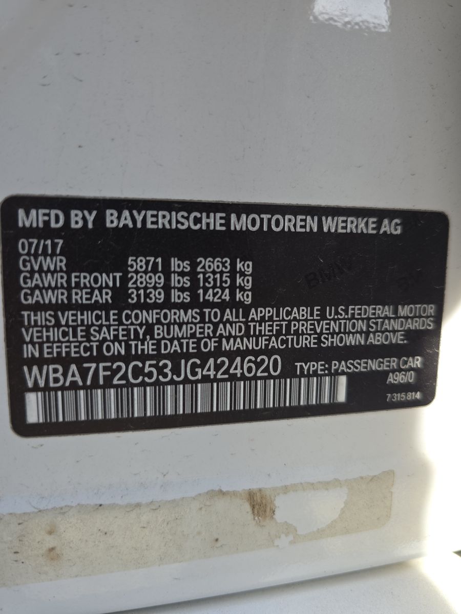 2018 BMW 7 Series 750i xDrive AWD