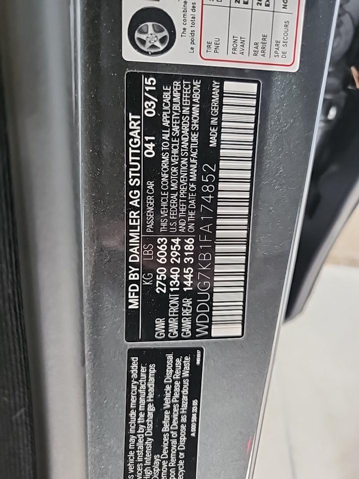 2015 Mercedes-Benz S-Class S 65 AMG RWD