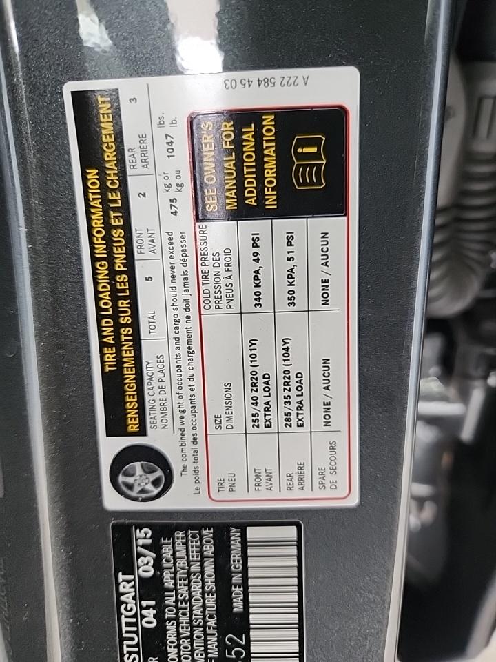 2015 Mercedes-Benz S-Class S 65 AMG RWD