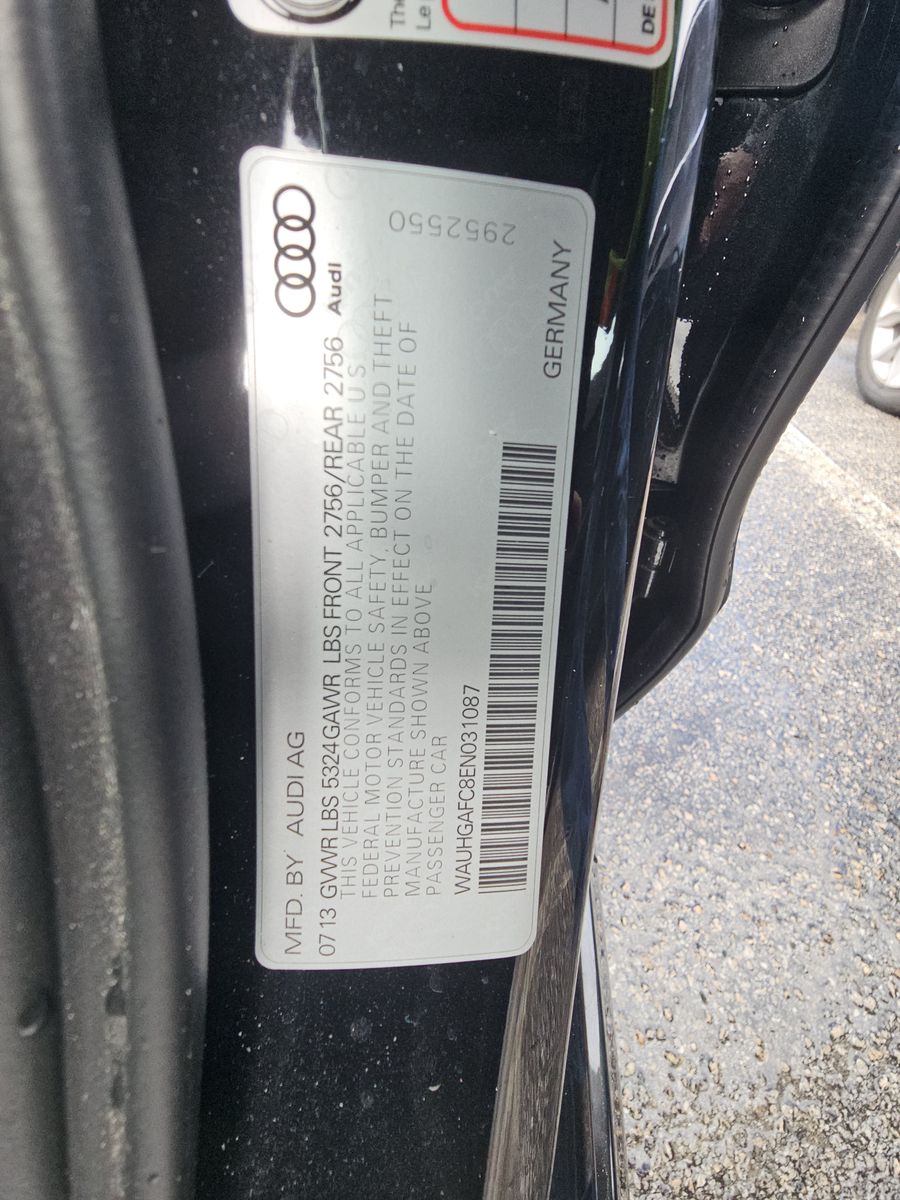 2014 Audi A6 3.0T Prestige AWD