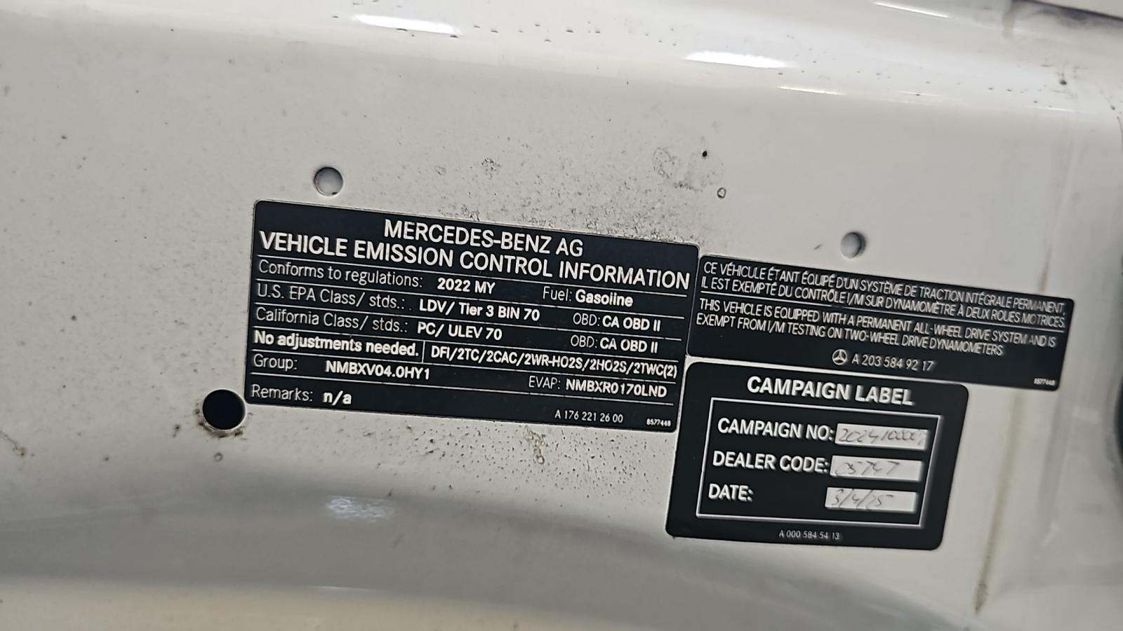 2022 Mercedes-Benz S-Class S 580 AWD