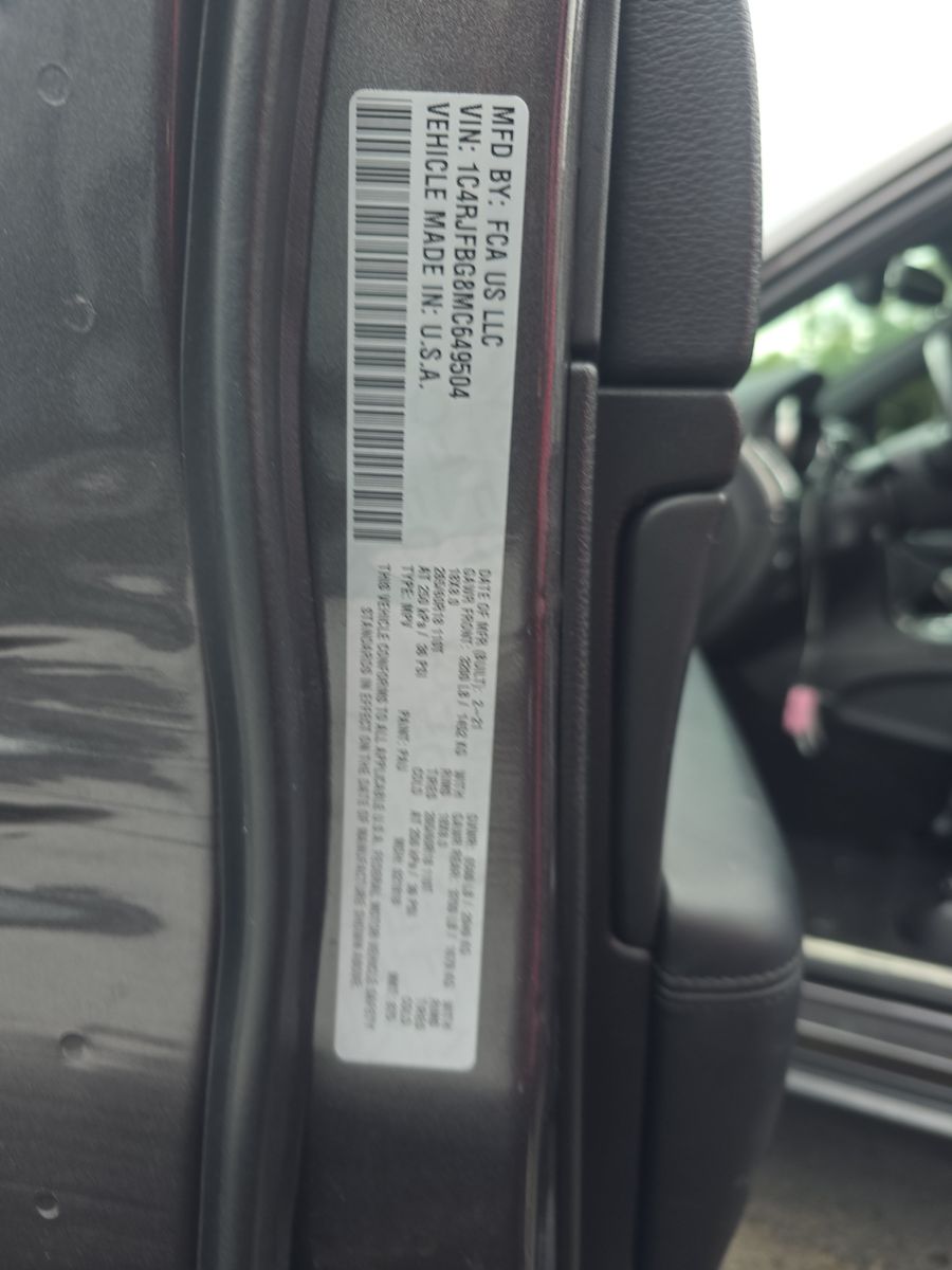 2021 Jeep Grand Cherokee Limited AWD