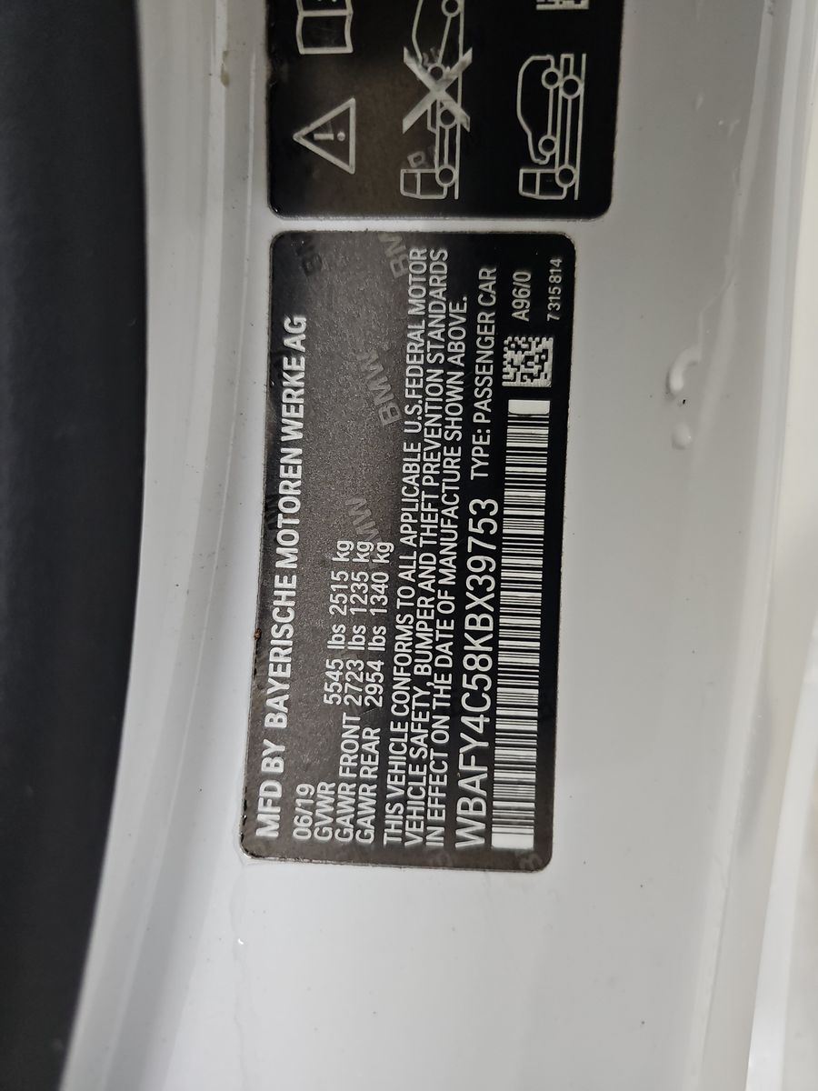 2019 BMW 8 Series M850i xDrive AWD