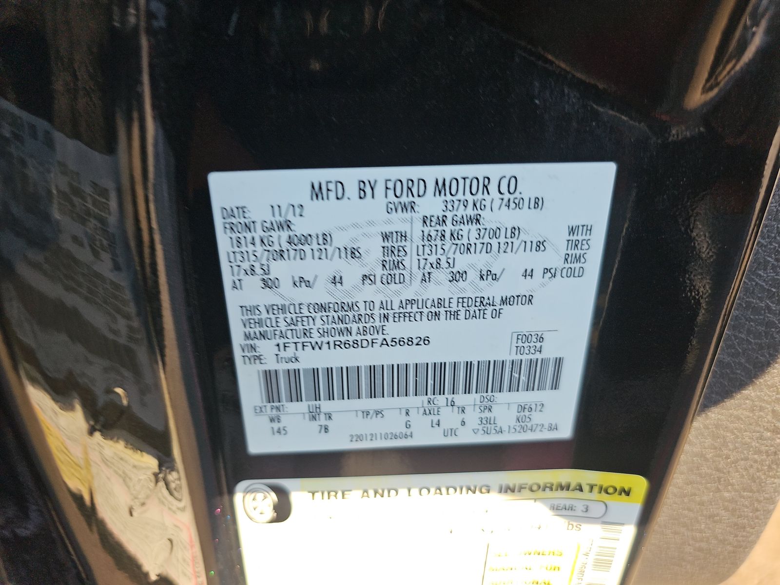 2013 Ford F-150 Raptor AWD