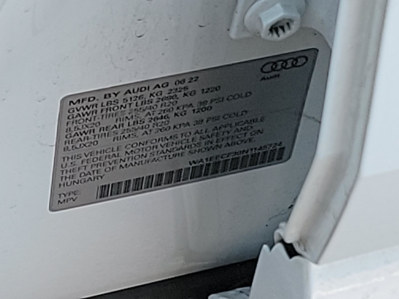 2022 Audi Q3 2.0T S line Premium Plus AWD