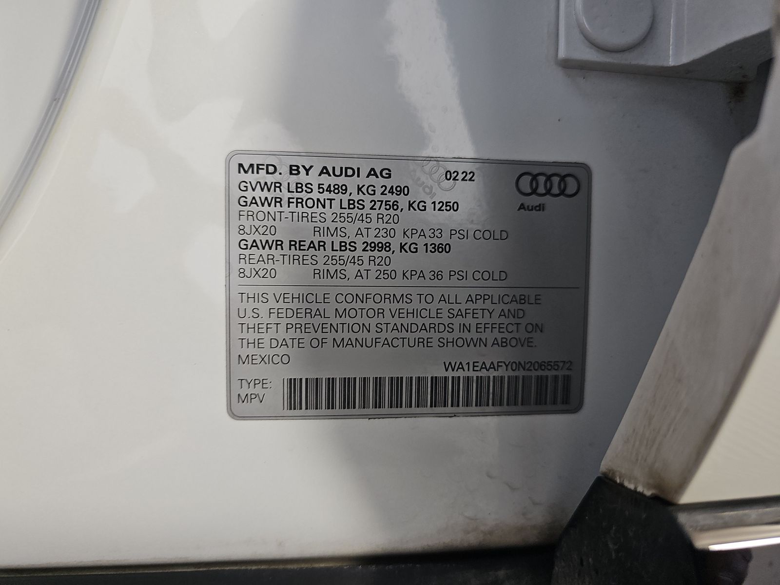 2022 Audi Q5 S line Premium Plus AWD