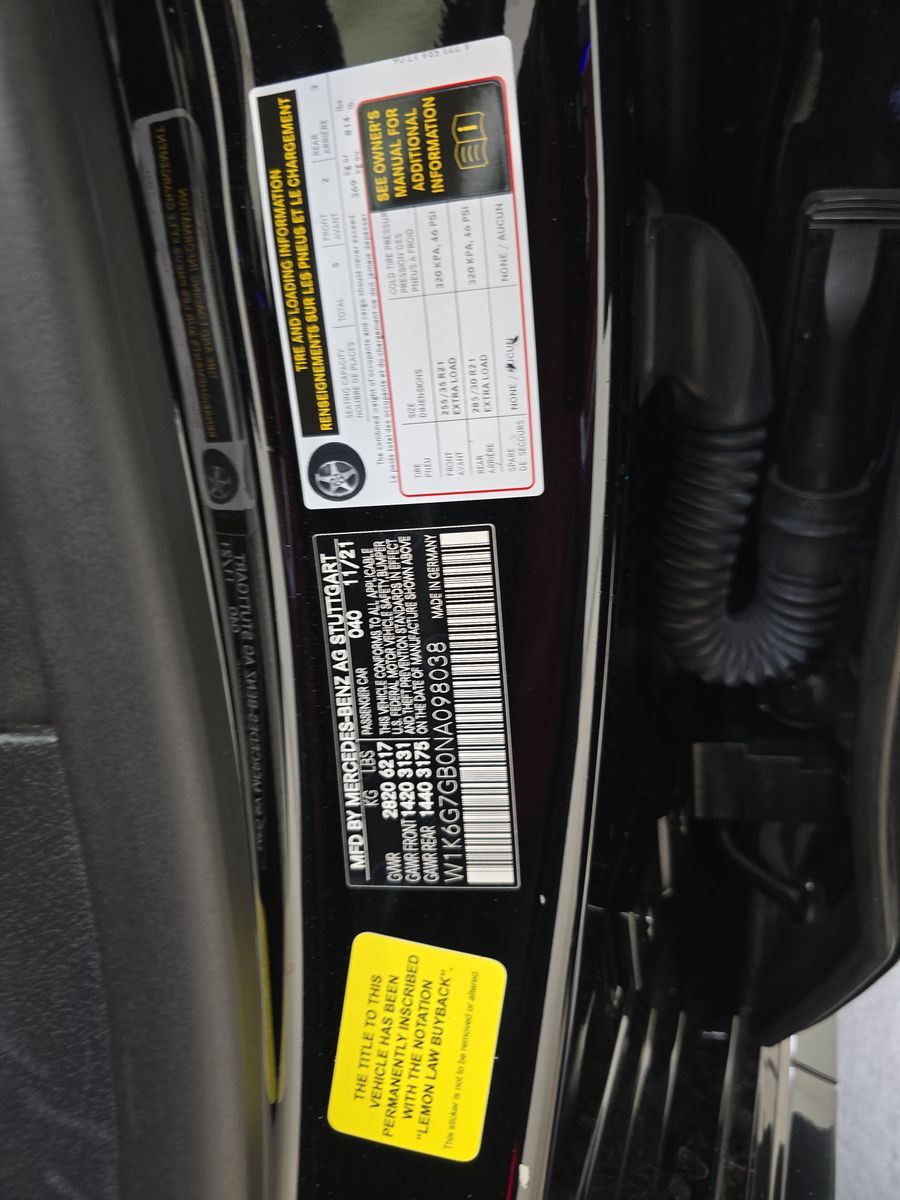 2022 Mercedes-Benz S-Class S 580 AWD