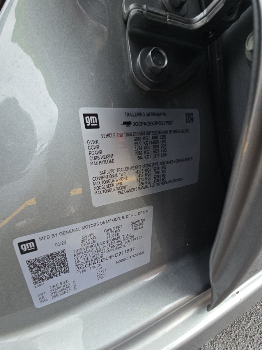 2023 Chevrolet Silverado 1500 LT RWD