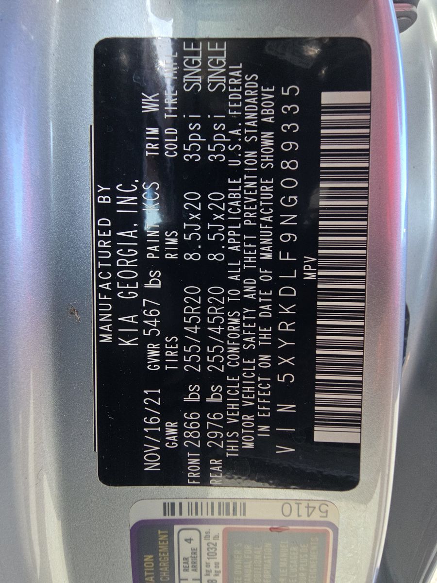 2022 Kia Sorento X-Line SX Prestige AWD