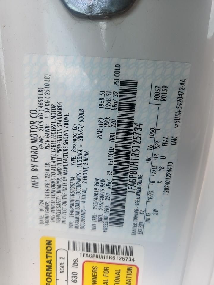 2024 Ford Mustang EcoBoost Premium RWD