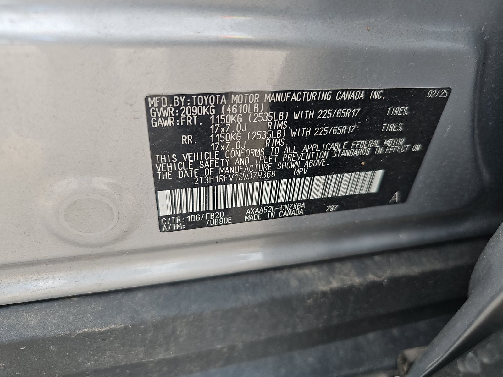 2025 Toyota RAV4 LE FWD