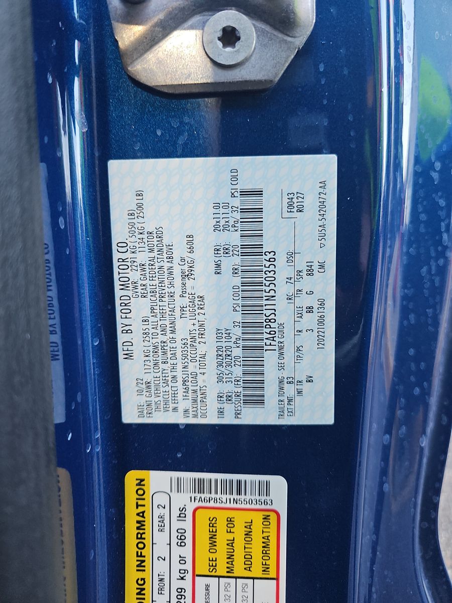 2022 Ford Mustang Shelby GT500 RWD