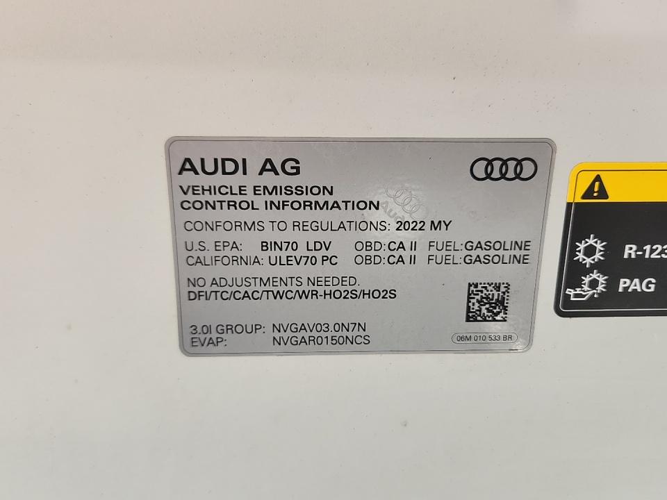 2022 Audi A7 Premium Plus AWD