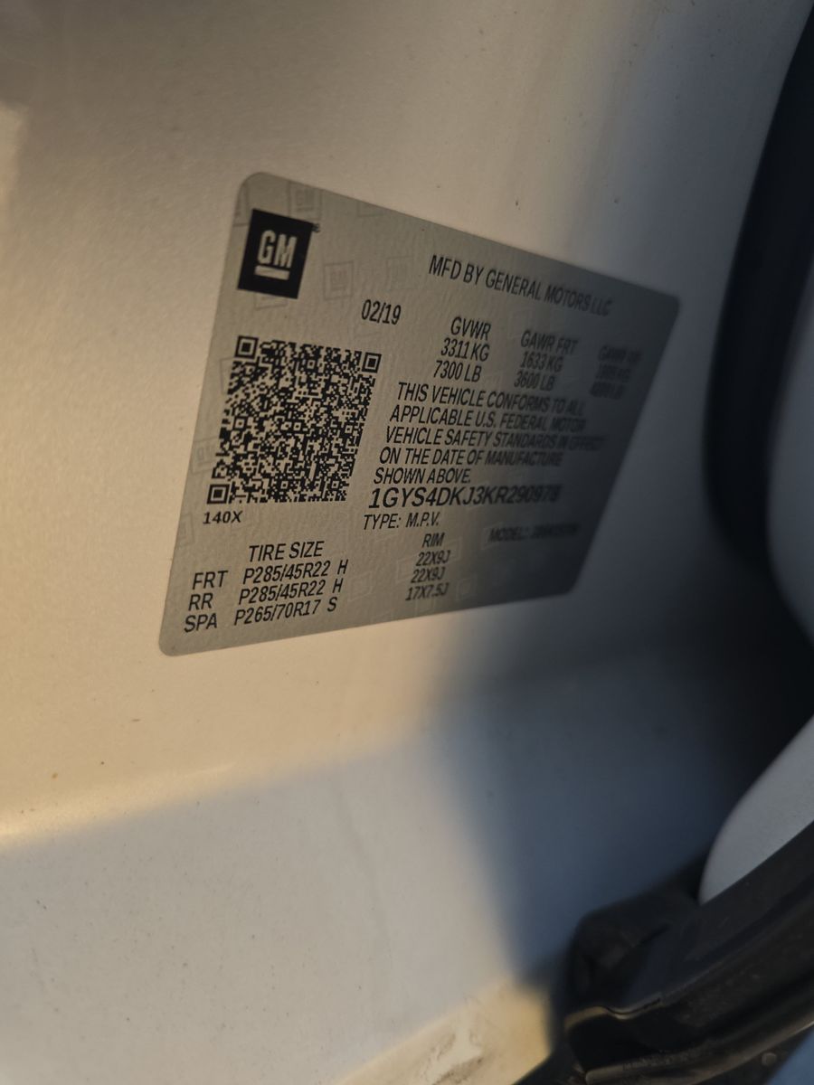 2019 Cadillac Escalade Platinum AWD