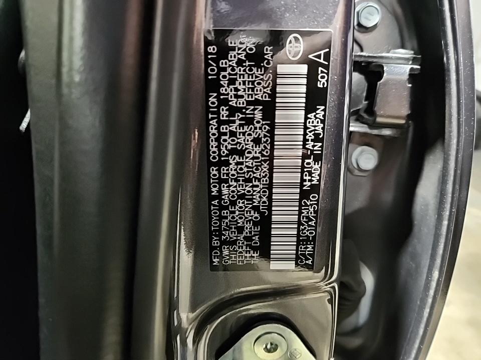 2019 Toyota Prius c L FWD