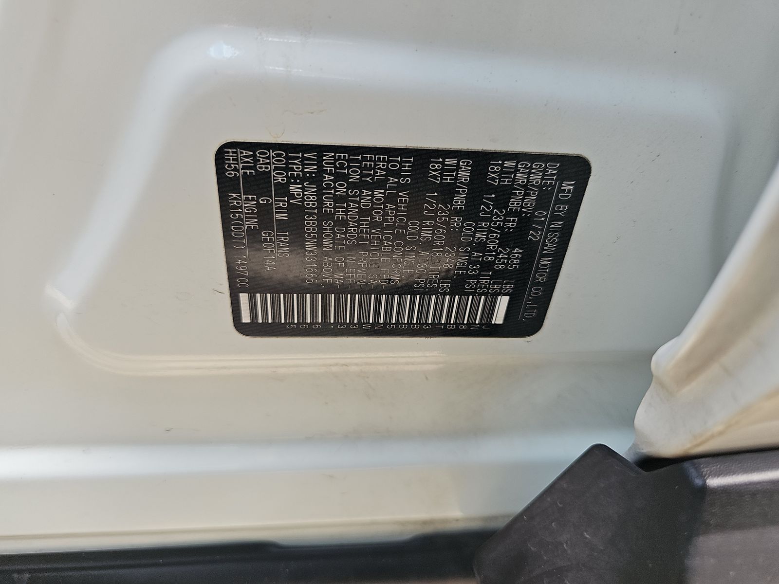 2022 Nissan Rogue SV AWD