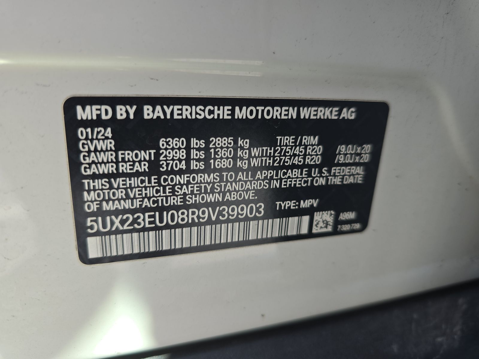 2024 BMW X5 xDrive40i AWD