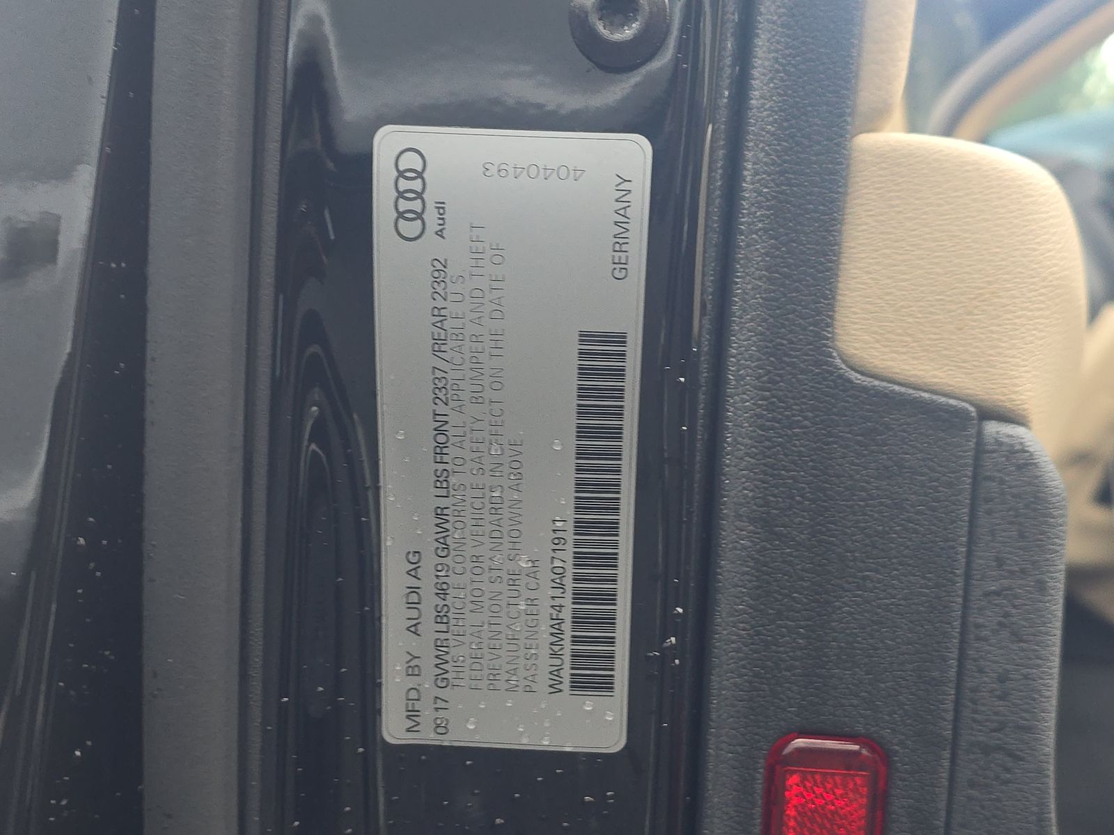 2018 Audi A4 Premium FWD