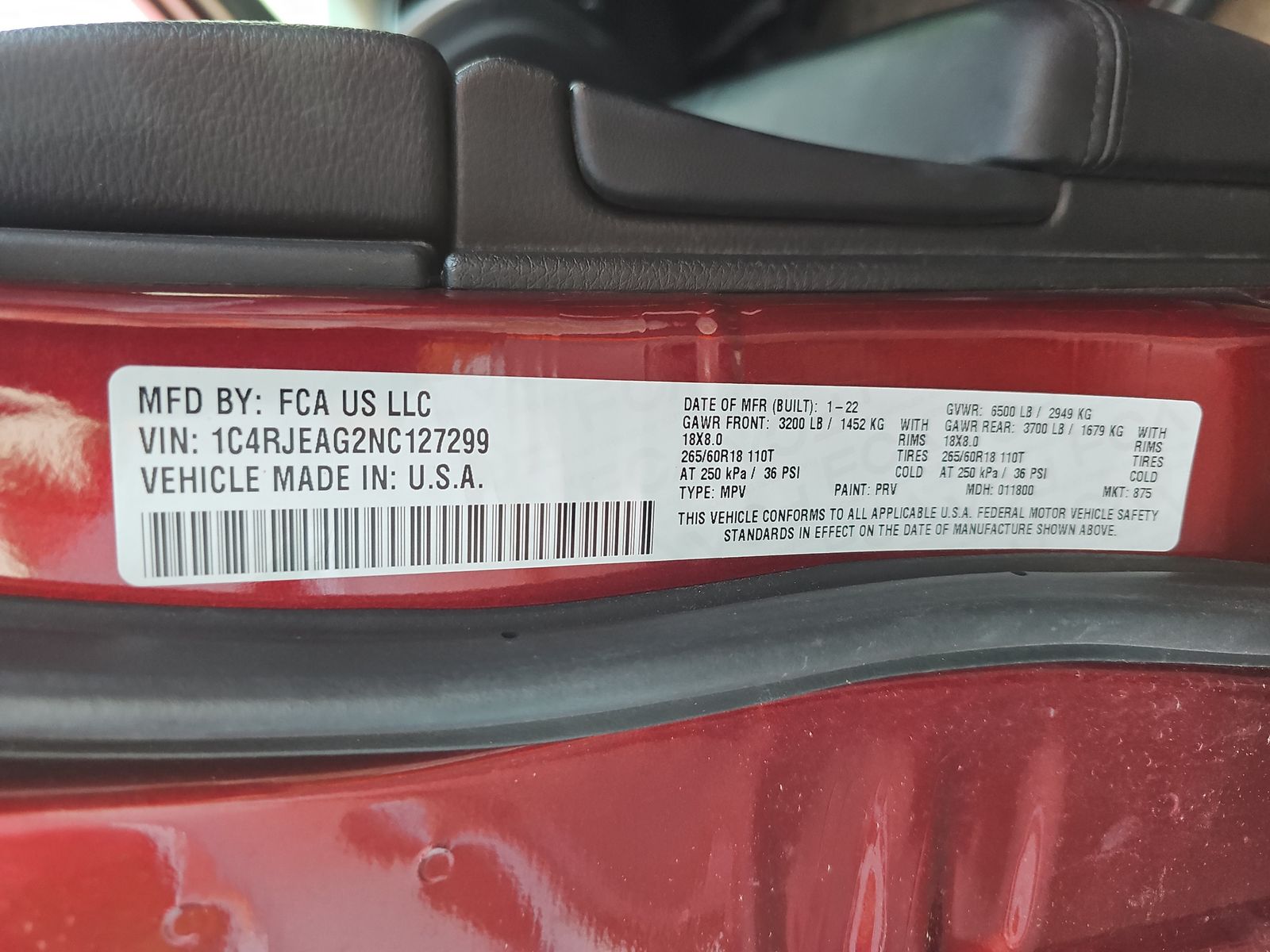 2022 Jeep Grand Cherokee Laredo E RWD