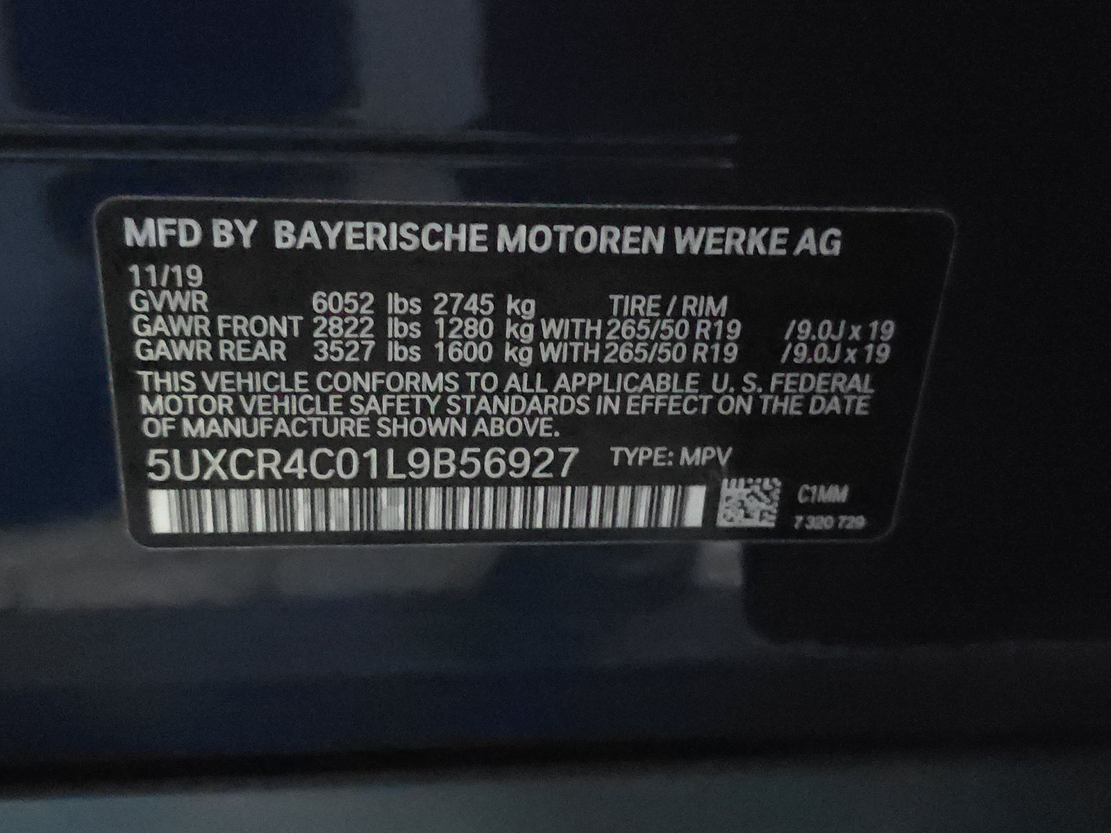 2020 BMW X5 sDrive40i RWD