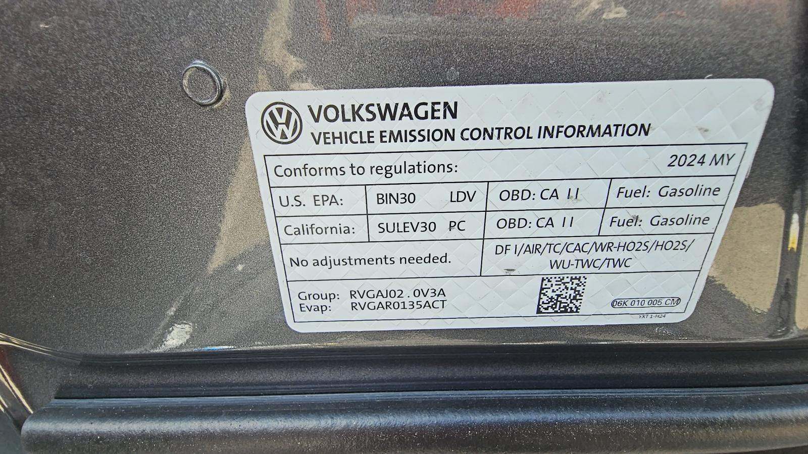 2024 Volkswagen Tiguan 2.0T SE R-Line Black FWD