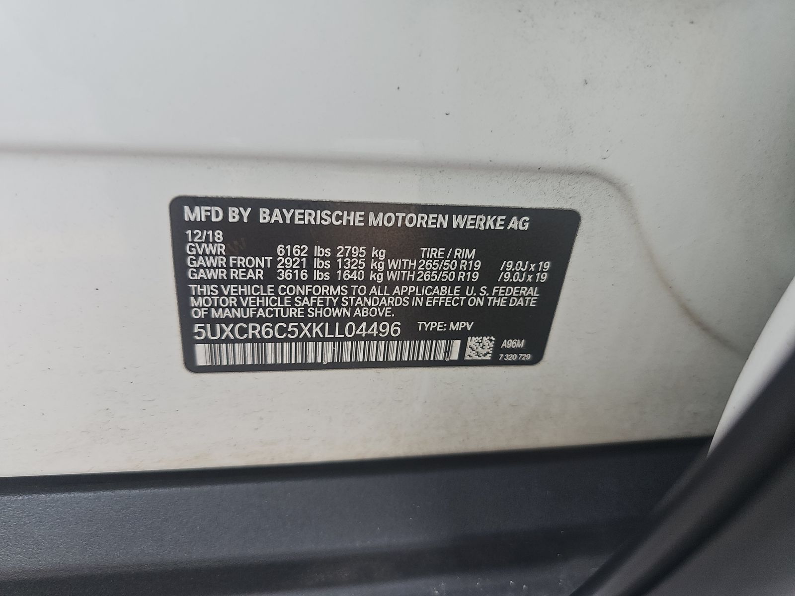 2019 BMW X5 xDrive40i AWD