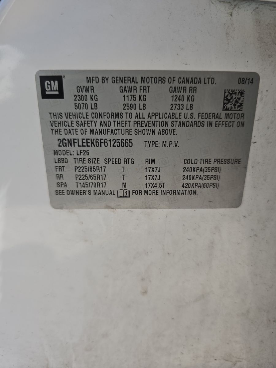 2015 Chevrolet Equinox LS AWD