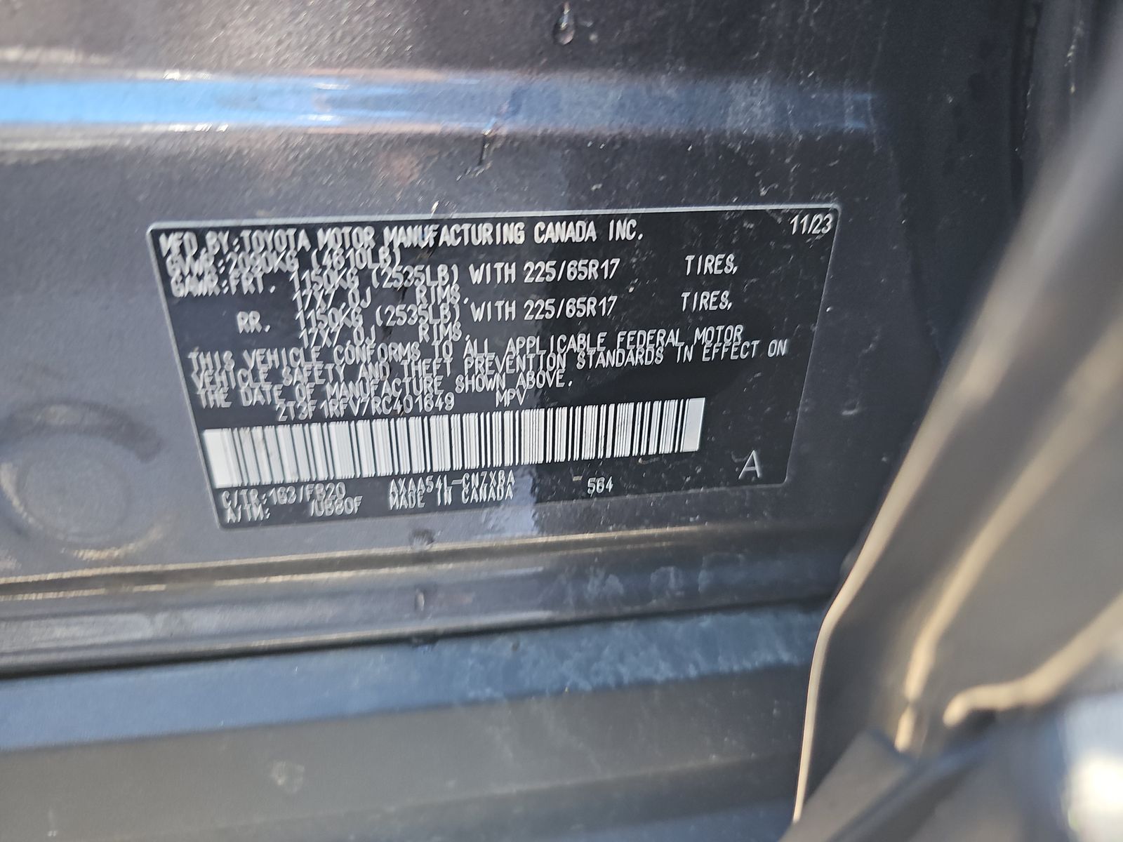 2024 Toyota RAV4 LE AWD