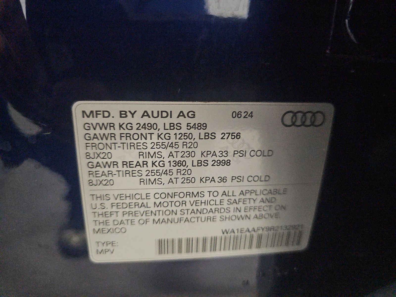 2024 Audi Q5 S line Premium Plus AWD