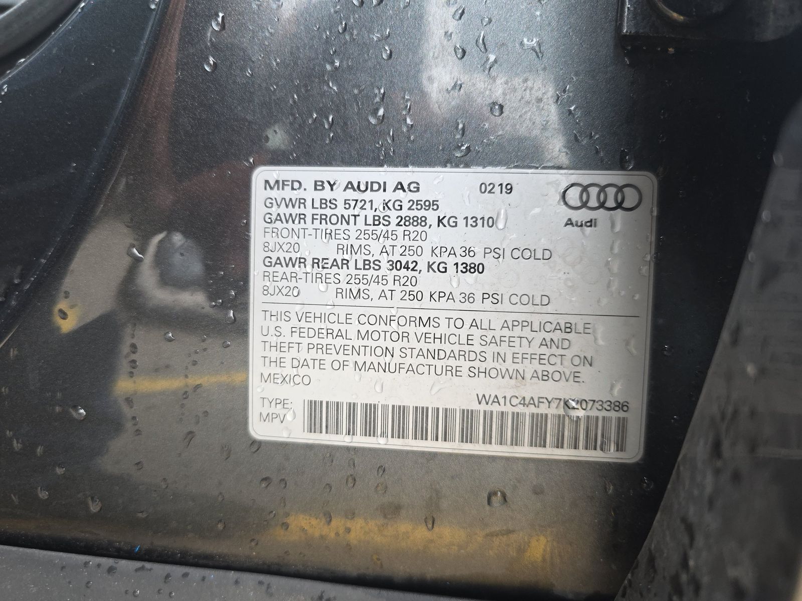 2019 Audi SQ5 Prestige AWD