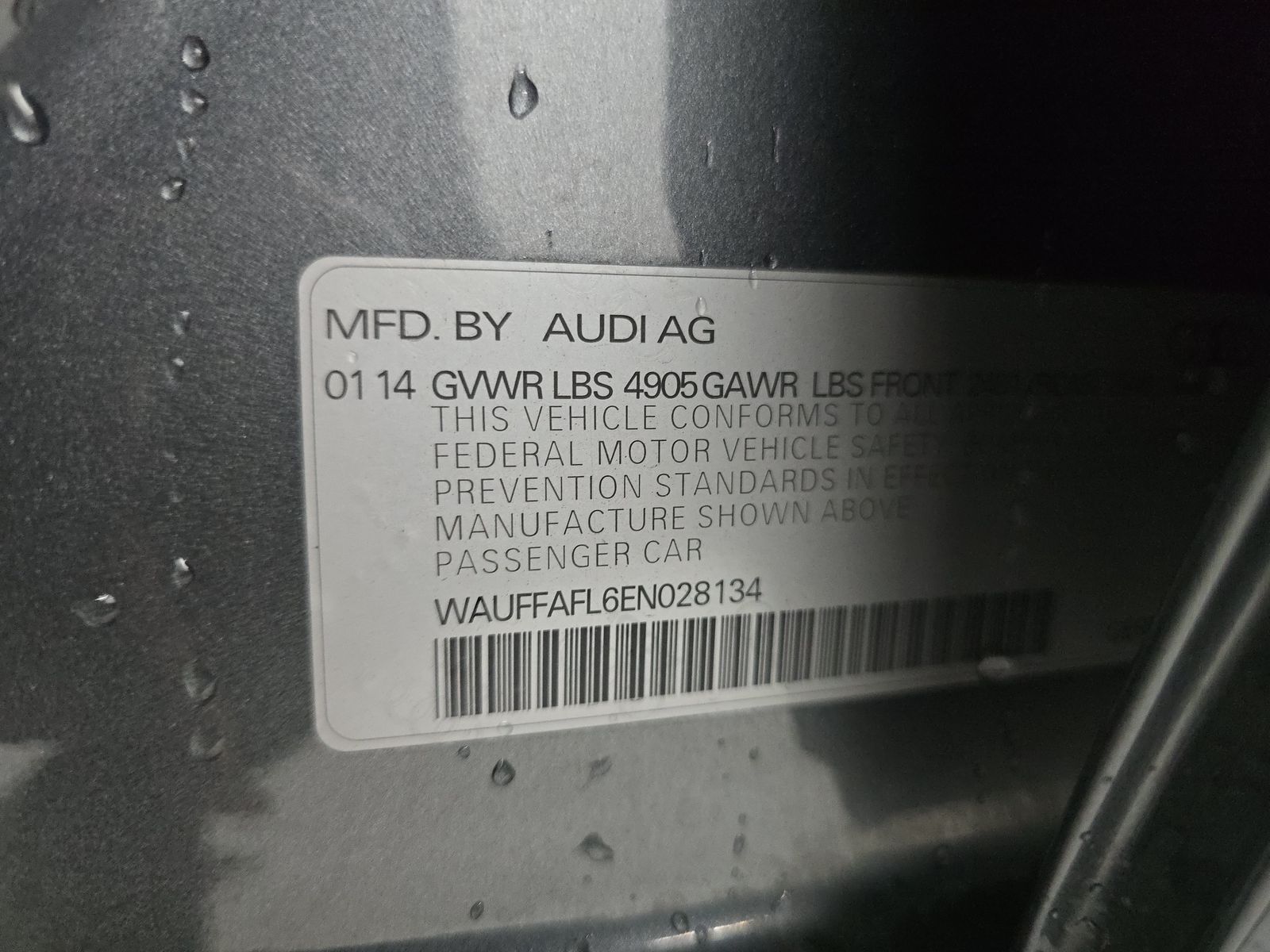 2014 Audi A4 2.0T Premium Plus AWD