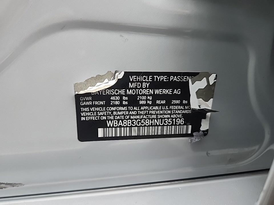 2017 BMW 3 Series 340i RWD