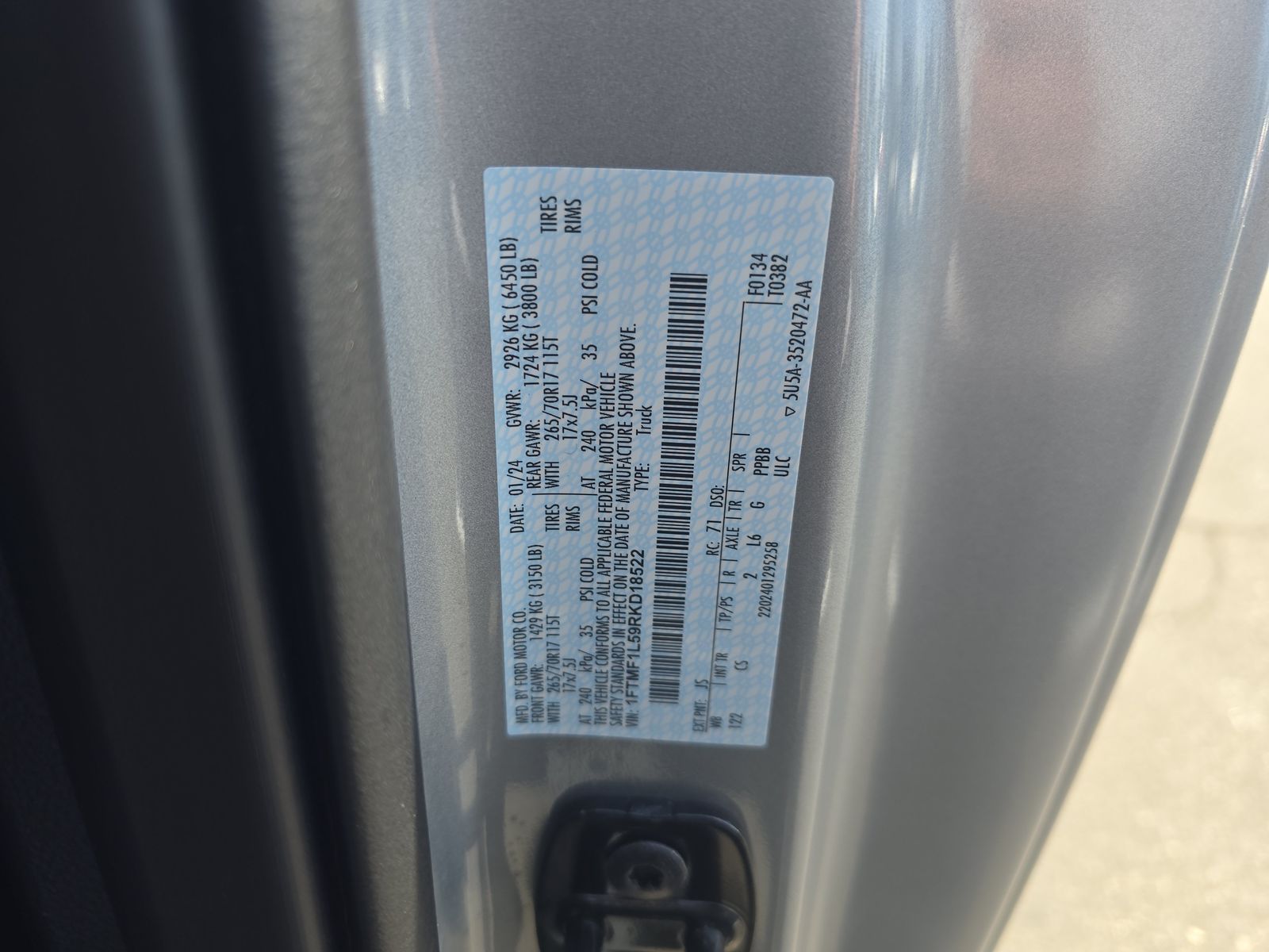 2024 Ford F-150 XL AWD