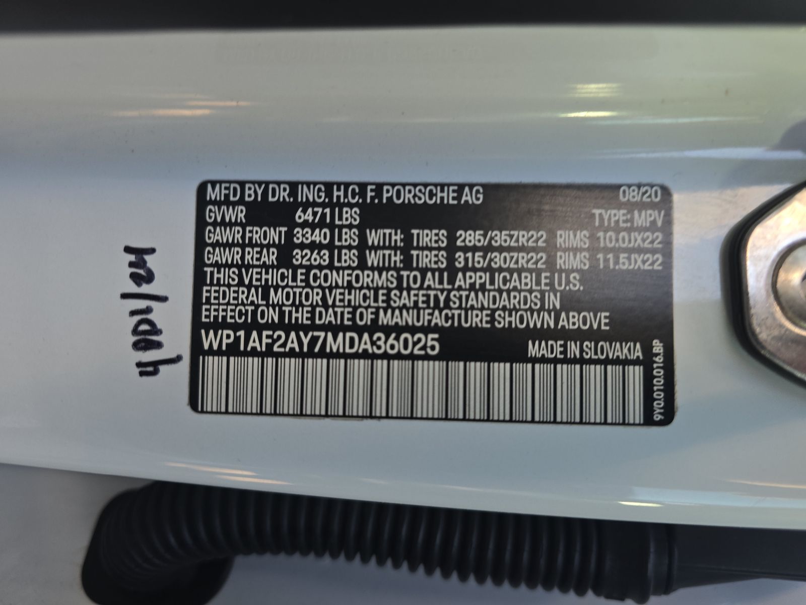 2021 Porsche Cayenne Turbo AWD