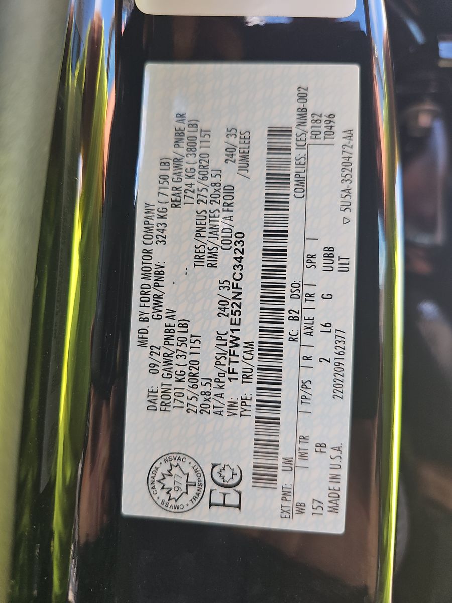 2022 Ford F-150 XLT AWD