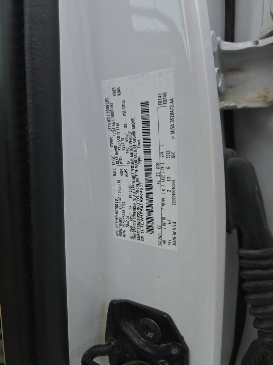 2020 Ford F-150 Lariat AWD