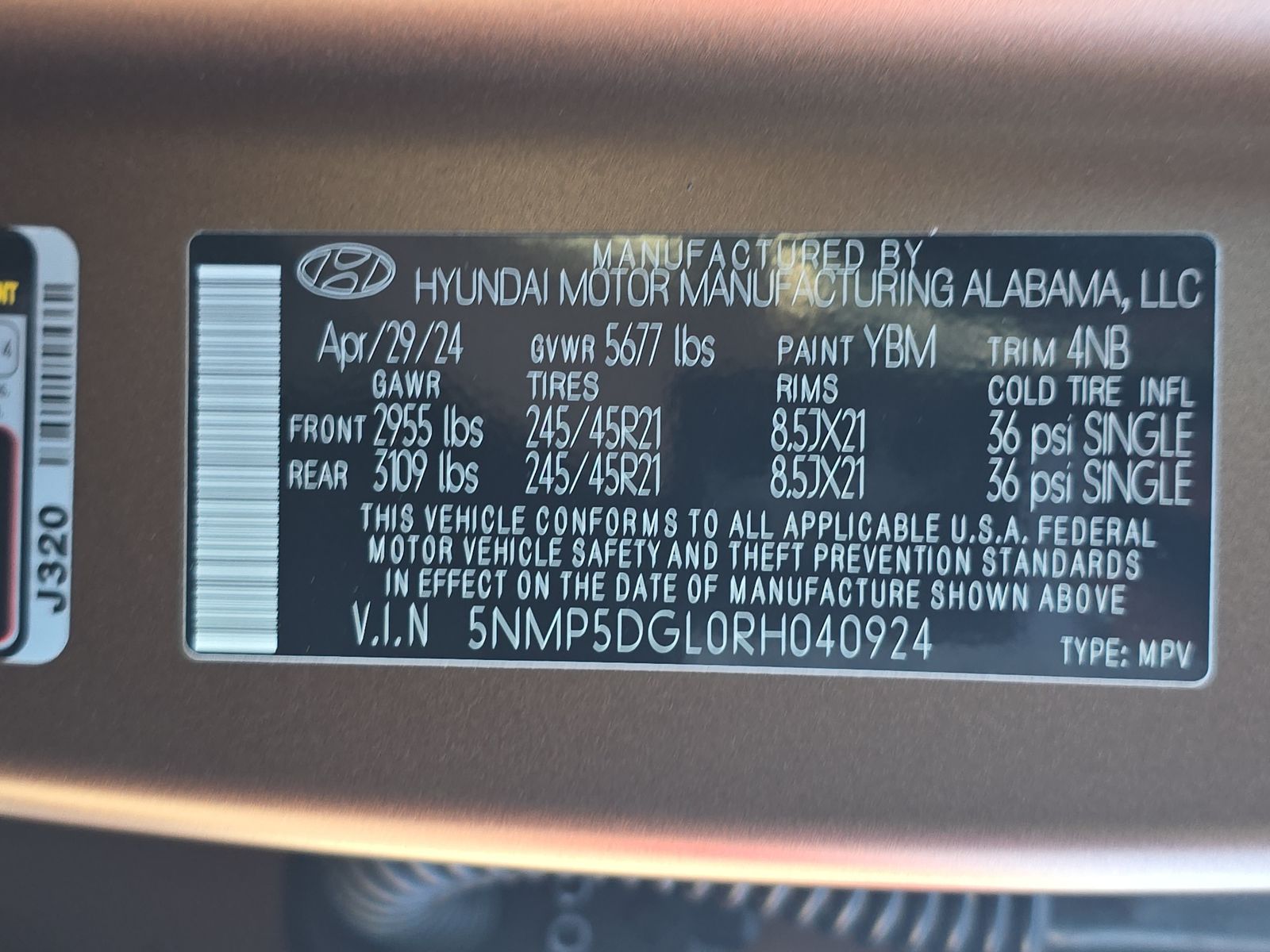 2024 Hyundai Santa Fe Calligraphy AWD