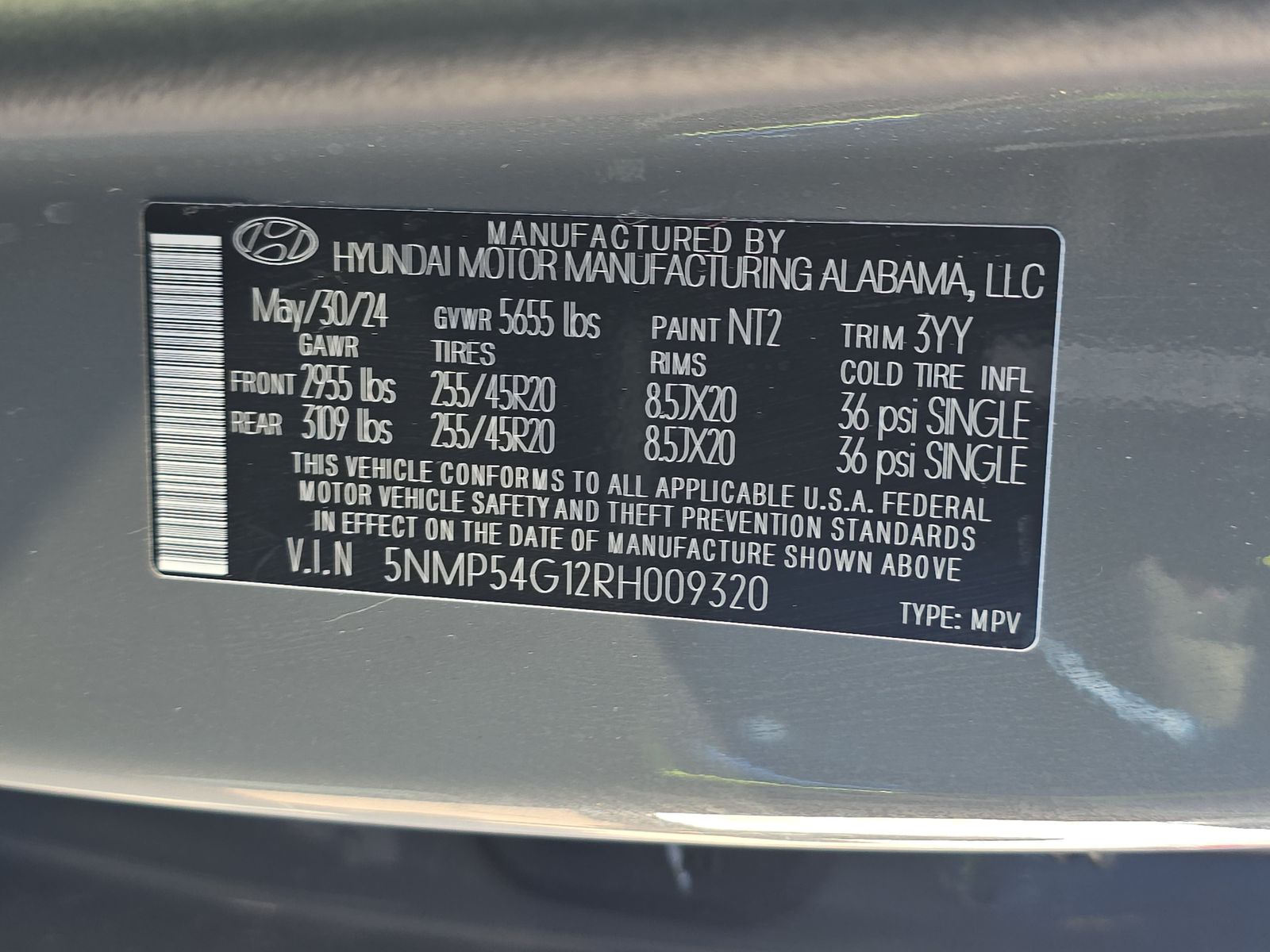 2024 Hyundai Santa Fe Hybrid Calligraphy FWD